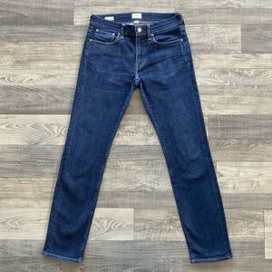 29x32 J.Crew 484 Slim Kurabo Japanese Denim Jeans Men’s Blue Dark Stretch J5024
